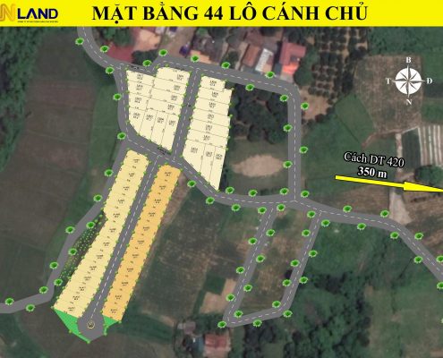 Bán đất nền 44 lô Cánh Chủ